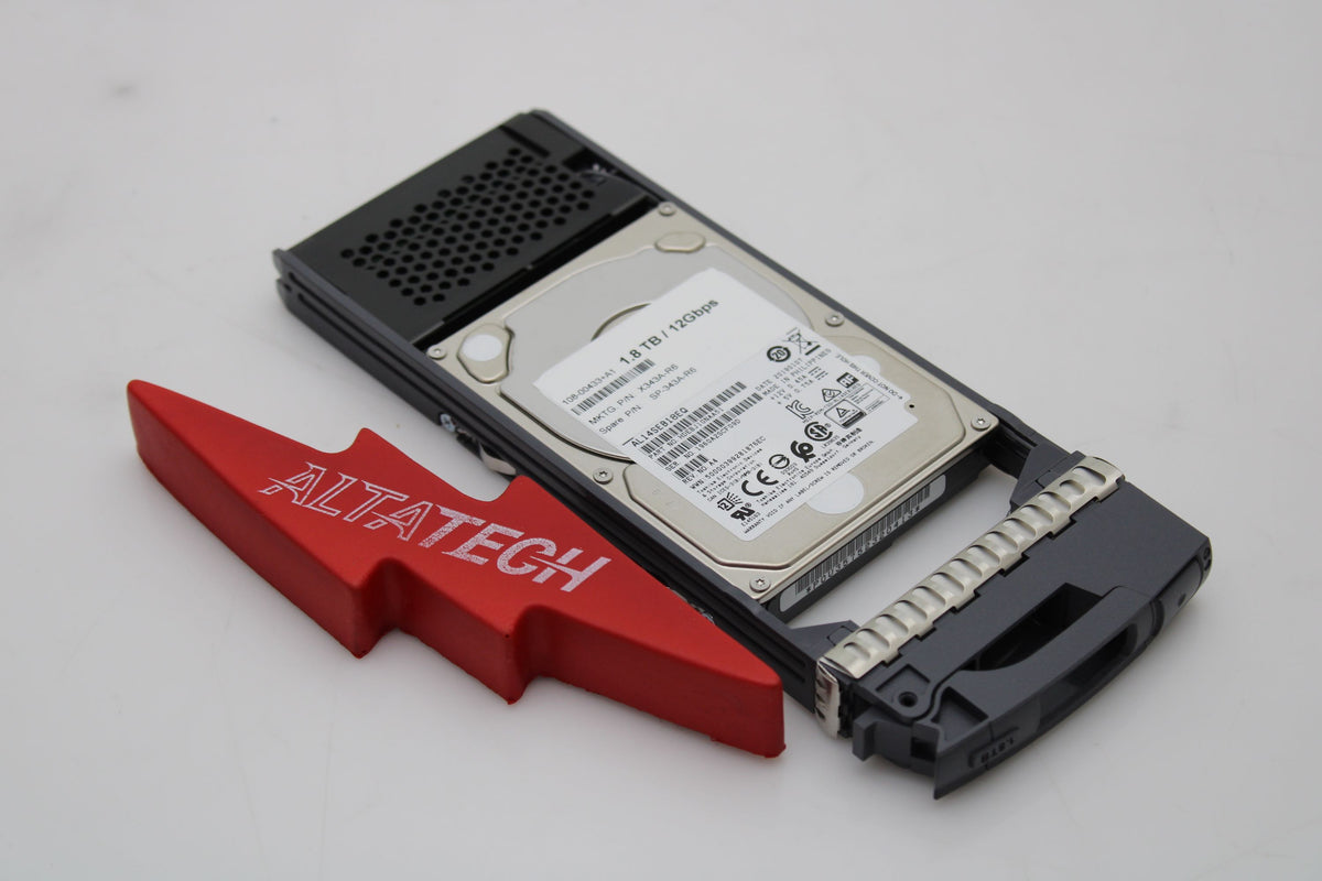 NetApp X343A-R6 1.8TB 10K 12G SAS 2.5" HDD, Used