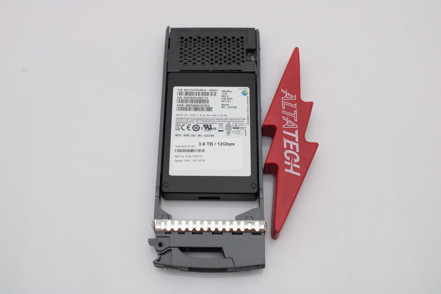 NetApp X357A-R6 3.8TB 12G SAS 2.5" Solid State Drive, Used