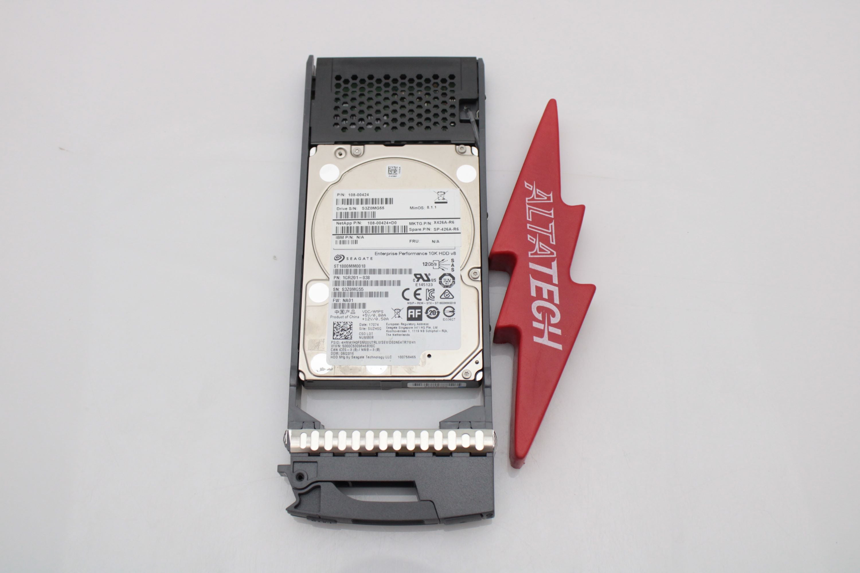 NetApp 1.8TB 10k rpm 12Gbps SAS SFF Hard Disk Drive X426A-R6