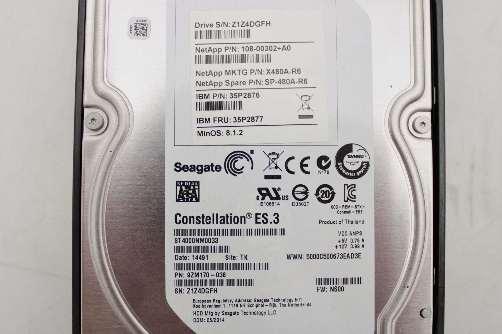 Neotap X NetApp X480A-R6 8TB (2X4TB) 3.5