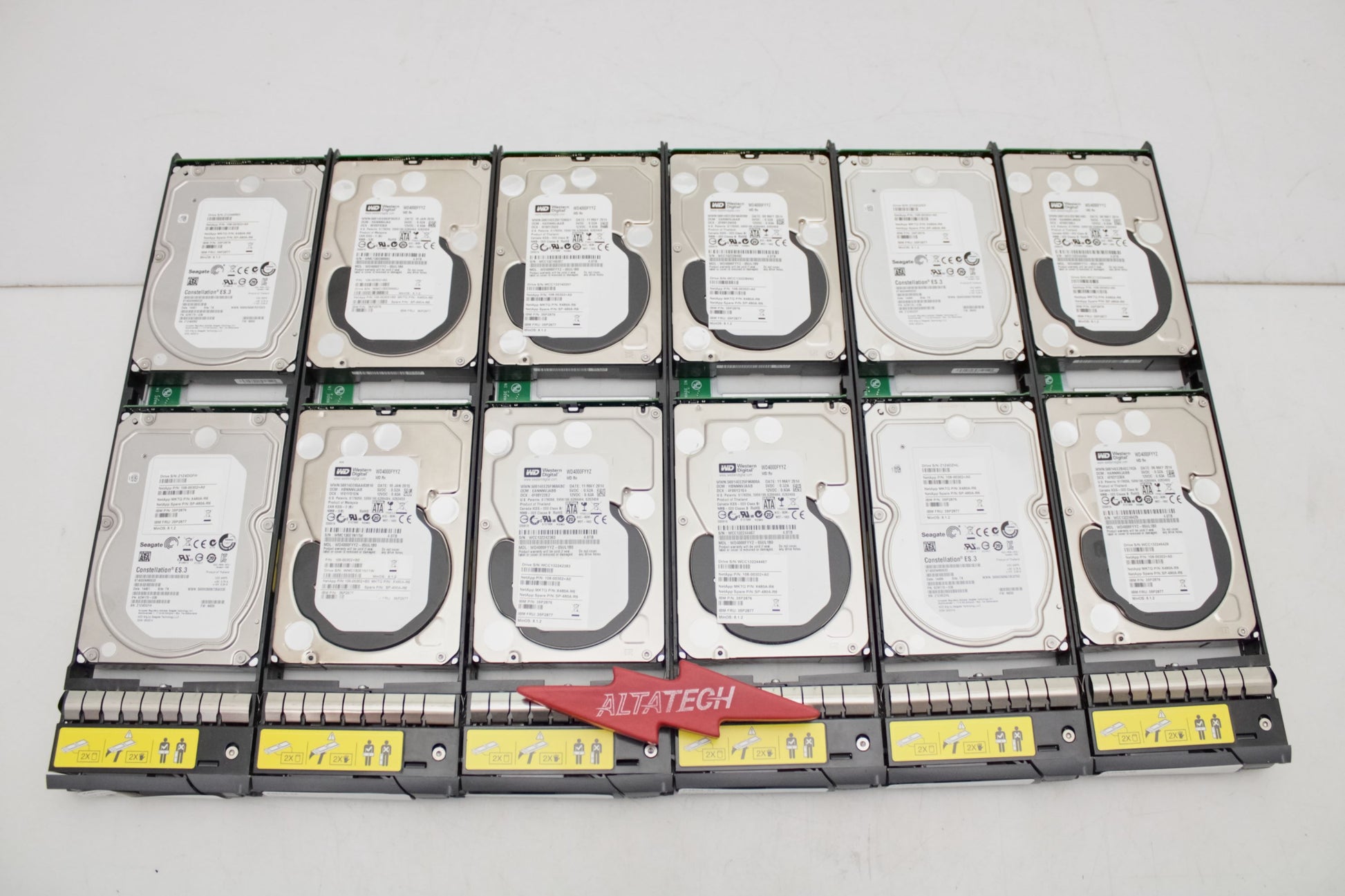 NetApp X480A-R6_x6 8TB (2X4TB) 3.5" SATA 7.2K HDD, Used