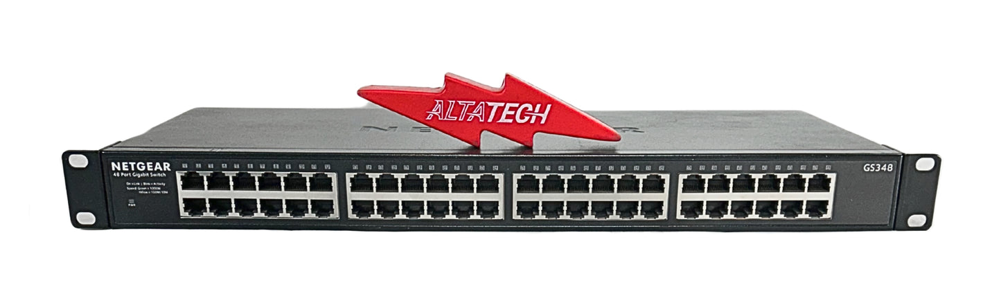 NETGEAR GS348 Netgear 48-port Gigabit Ethernet Unmanaged Switch, Used