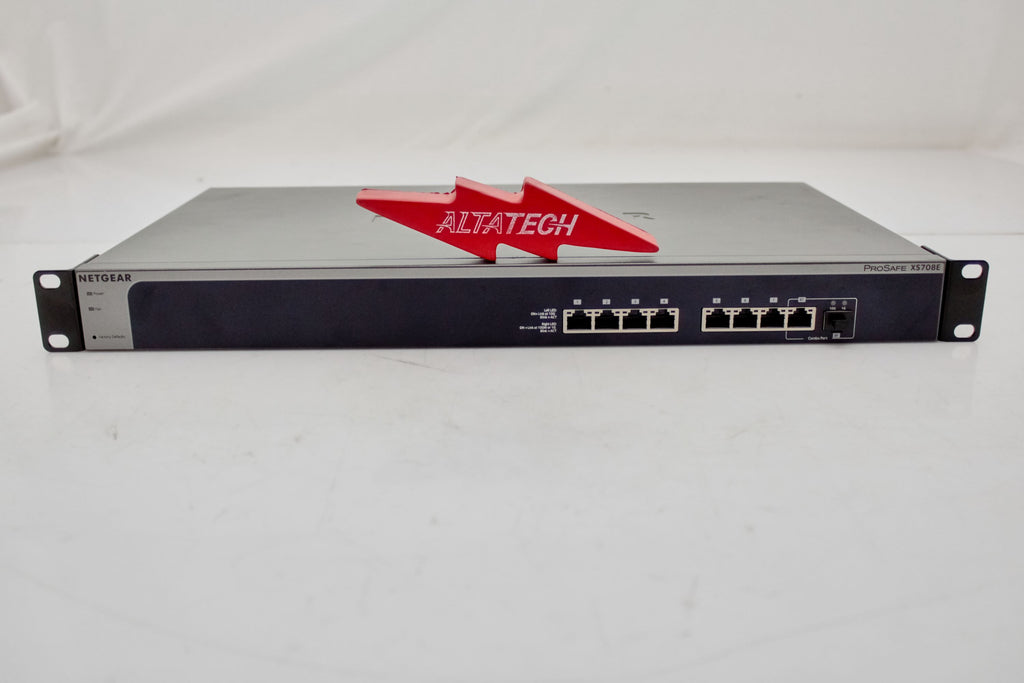 NETGEAR ProSAFE PLUS XS708E 8ポート 10Gスイッチ
