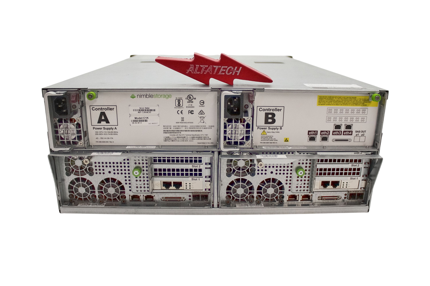 Nimble C1K-2P-42T-D CS1000 w/ 21x2TB, 3x480GB SSD HPE 42TB S