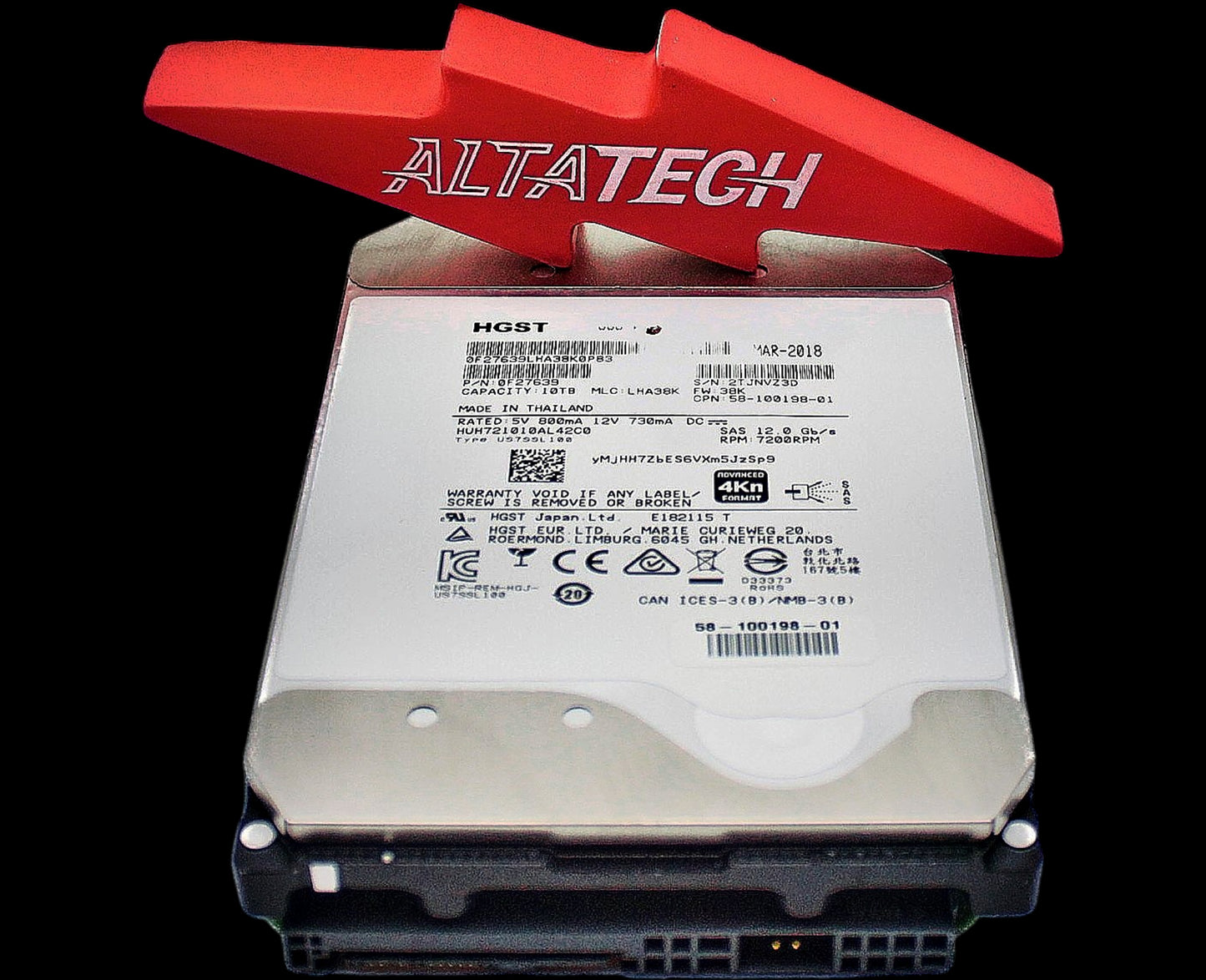 NIMBLE Q8F06A 10TB 12G 7.2K LFF SAS HDD (NIMBLE), Used