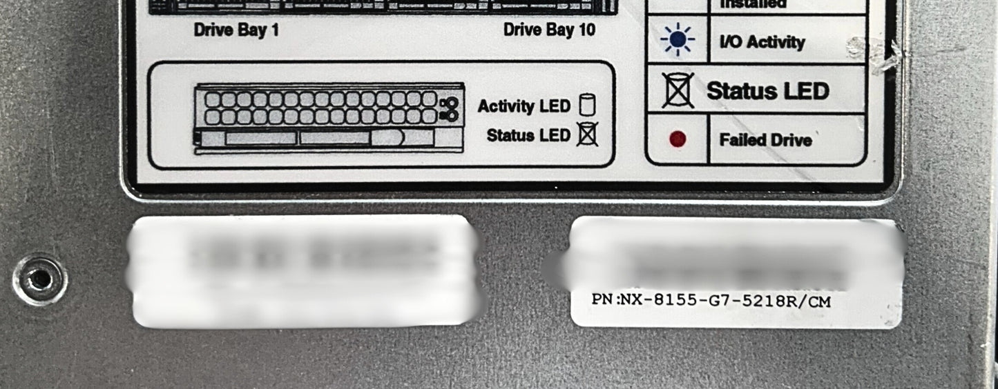 Nutanix NX-8155-G7 12 Bay 3.5" 2U Server Configured to Order, Used