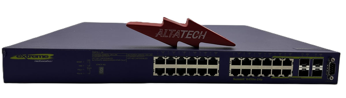 Alta 16142 SUMMIT X450E-24P - 16142 SWITCH, EDGE LIC, Used