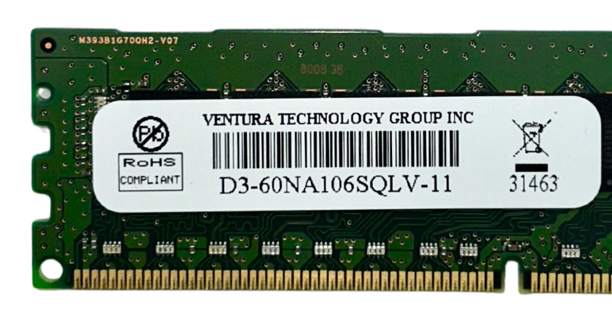 Alta D3-60NA106SQLV-11 Ventura 8GB PC3-12800R Memory Module, Used