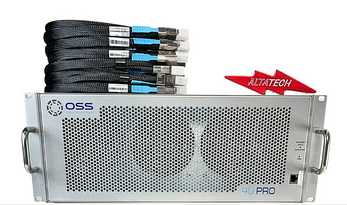 One Stop System OSS-PCIE4-4UP-10-2-1M One Stop Systems Gen 4 4UP 8x Nvidia PCI Expansion Enclosure : Includes 6x Nvidia A100 699-21001-0200-400 40G Installed and data cables 778-200-00039-02, Used