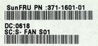 Oracle 371-1601 X2100 SINGLE FAN ASSEMBLY, Used