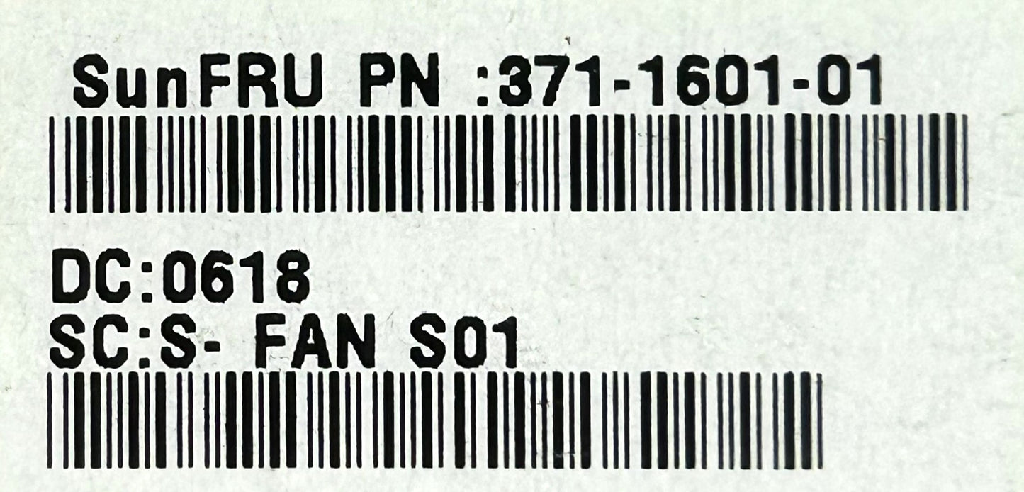 Oracle 371-1601 X2100 SINGLE FAN ASSEMBLY, Used