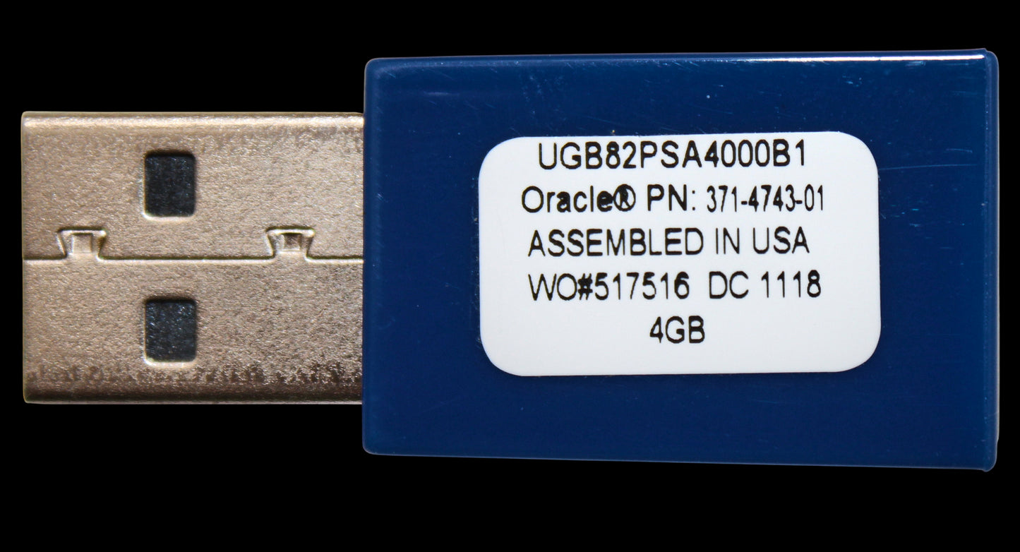 Oracle 371-4743 4GB USB 2.0 Flash Drive, Used