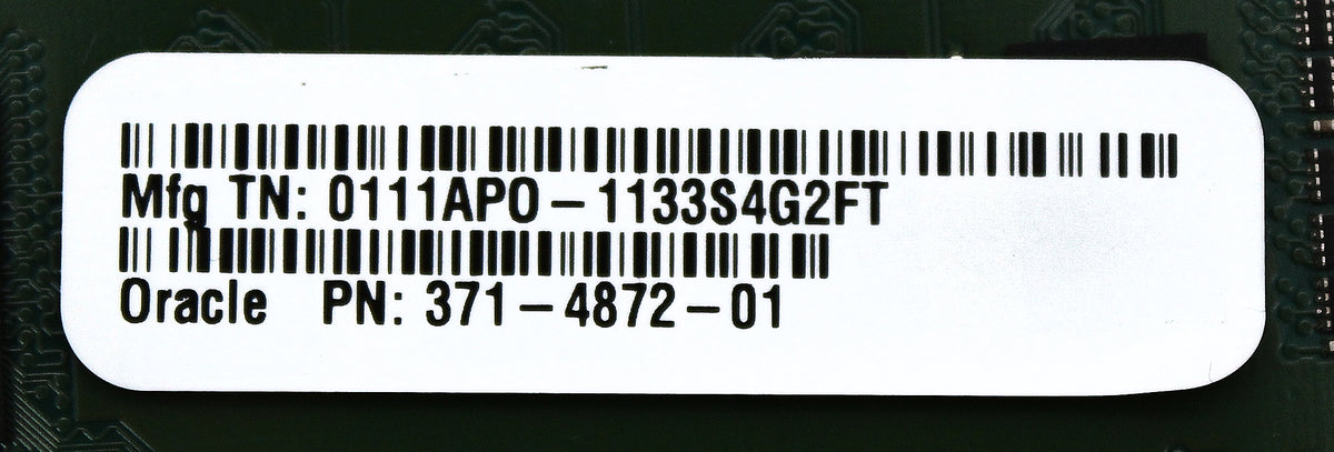 Oracle 371-4872 4GB DIMM 1/2 OF SE6X2B11Z, Used