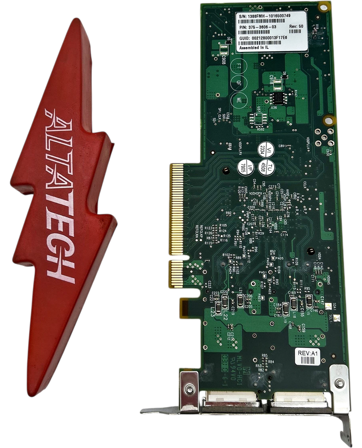 Oracle 375-3606_LP PCI-E DUAL PORT 40GB/S 4X INFINI, Used