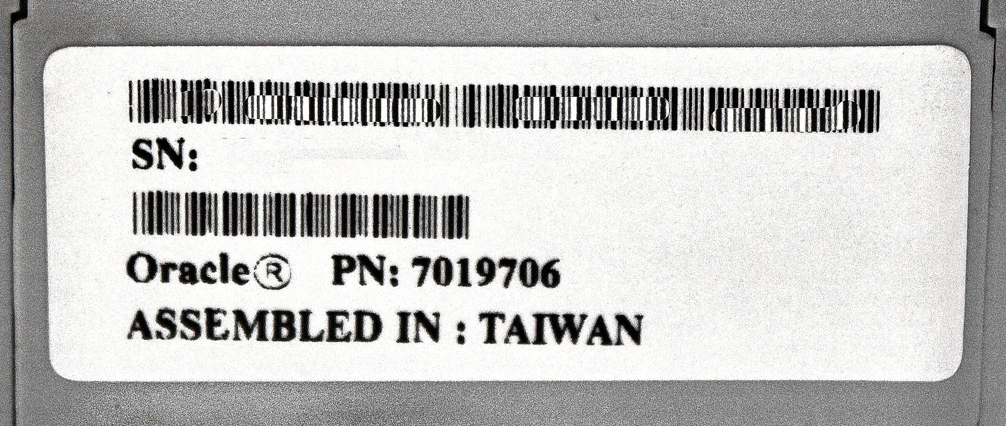 Oracle 7019706 Single Fan Module, Used
