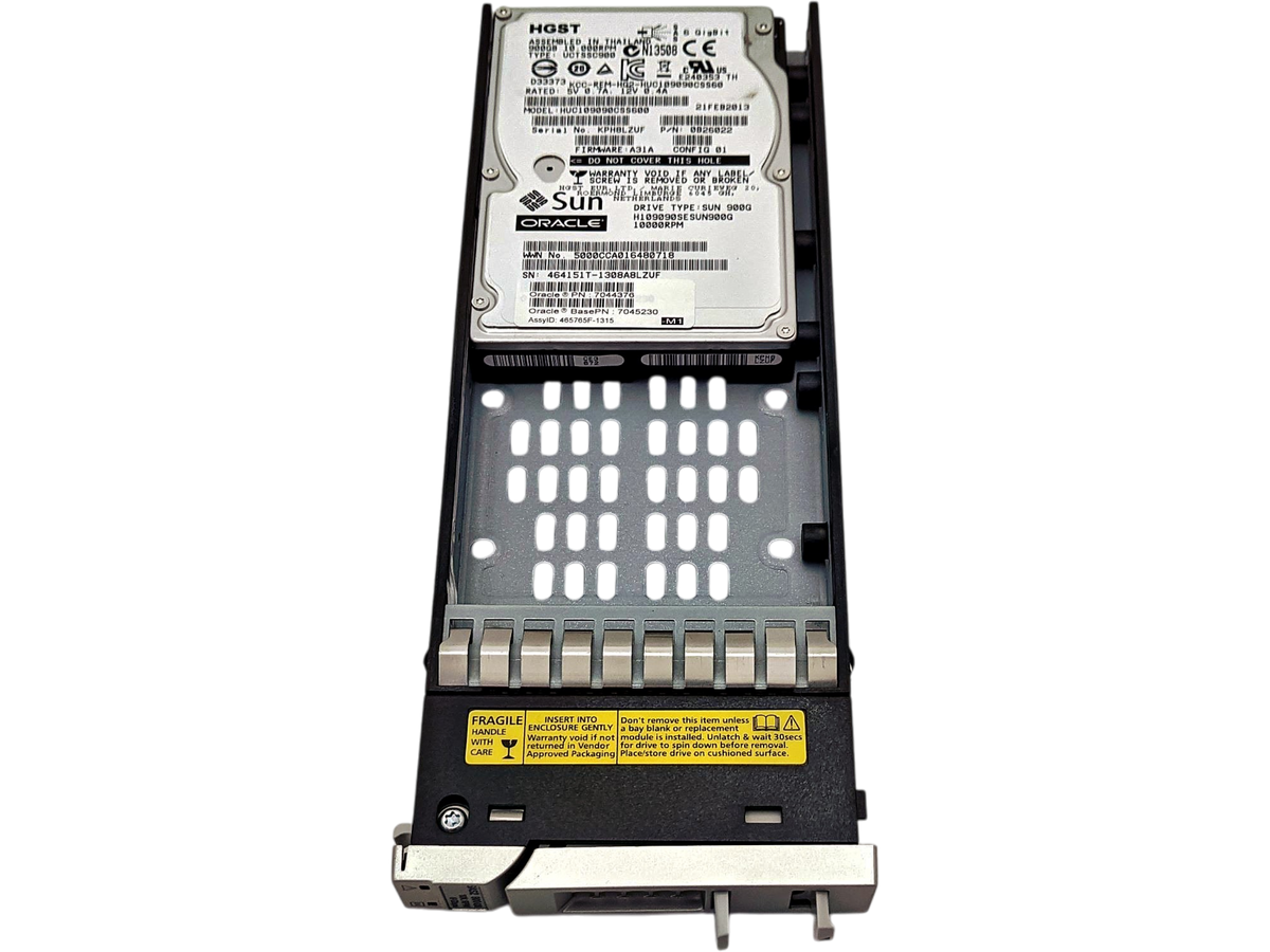 Oracle 7044376 900GB 10K SAS 2.5" W/ EVO, Used