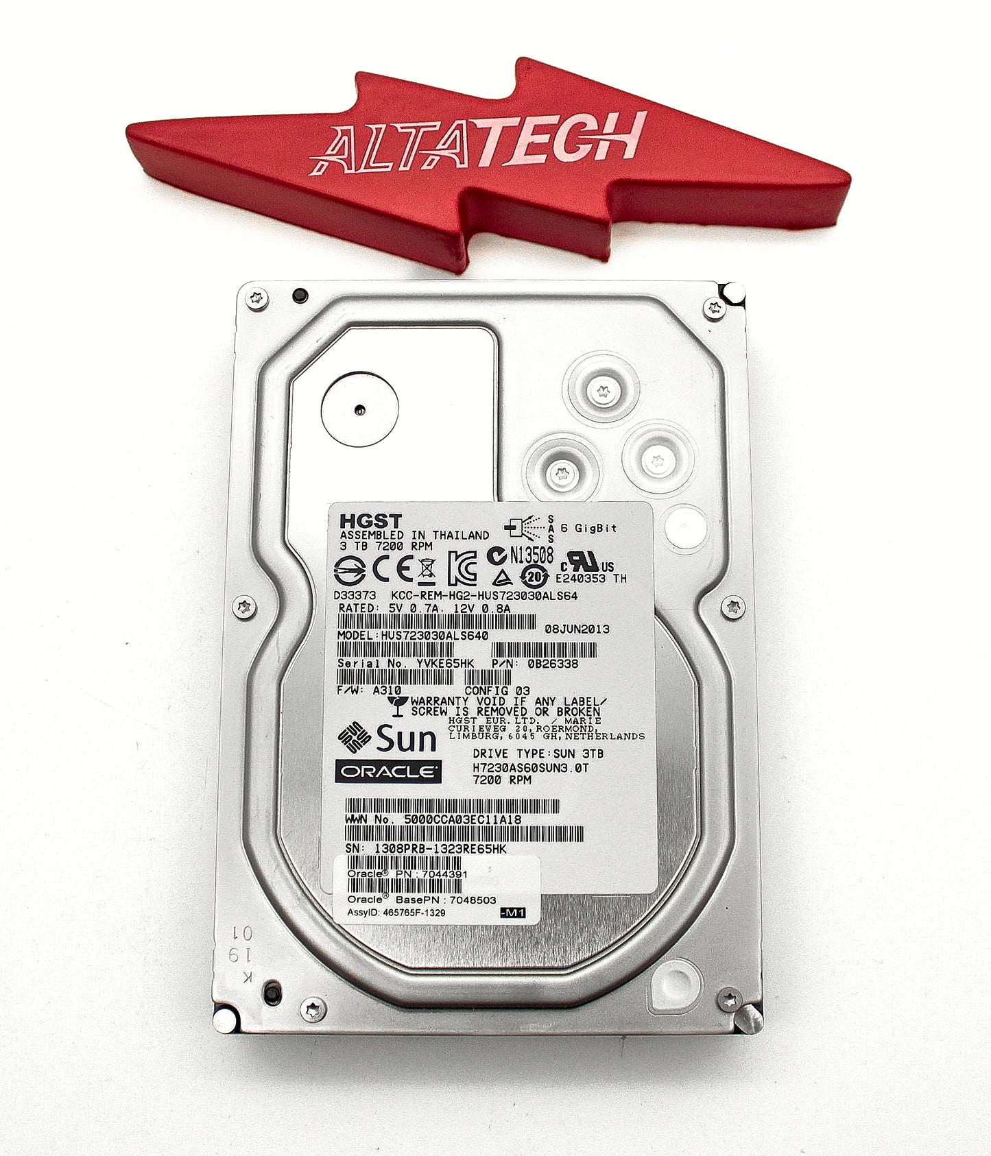 Oracle 7048503 3TB 7.2K SAS 3.5", Used