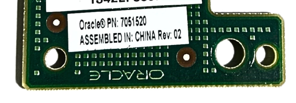 Oracle 7051520 REAR I/O BOARD T4-2/T5-2, Used