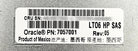 Oracle 7057001 LTO6 (hp) HH SAS Tape Drive Module for SL150, Used