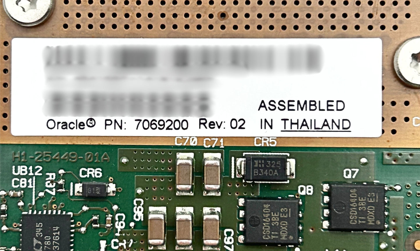 Oracle 7069200 800GB PCIE Flash Accelerator F80, Used