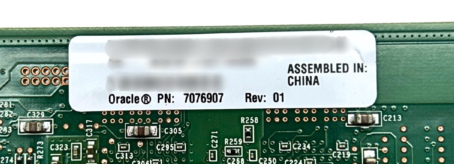 Oracle 7076907 8GB/SEC PCI EXPRESS DUAL F/C, Used
