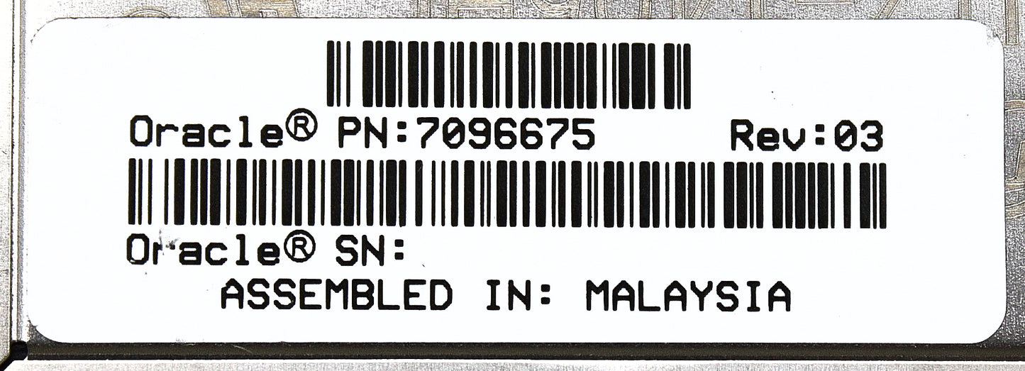 Oracle 7096675 QUAD 10GB Base T Ethernet Adapter, Used