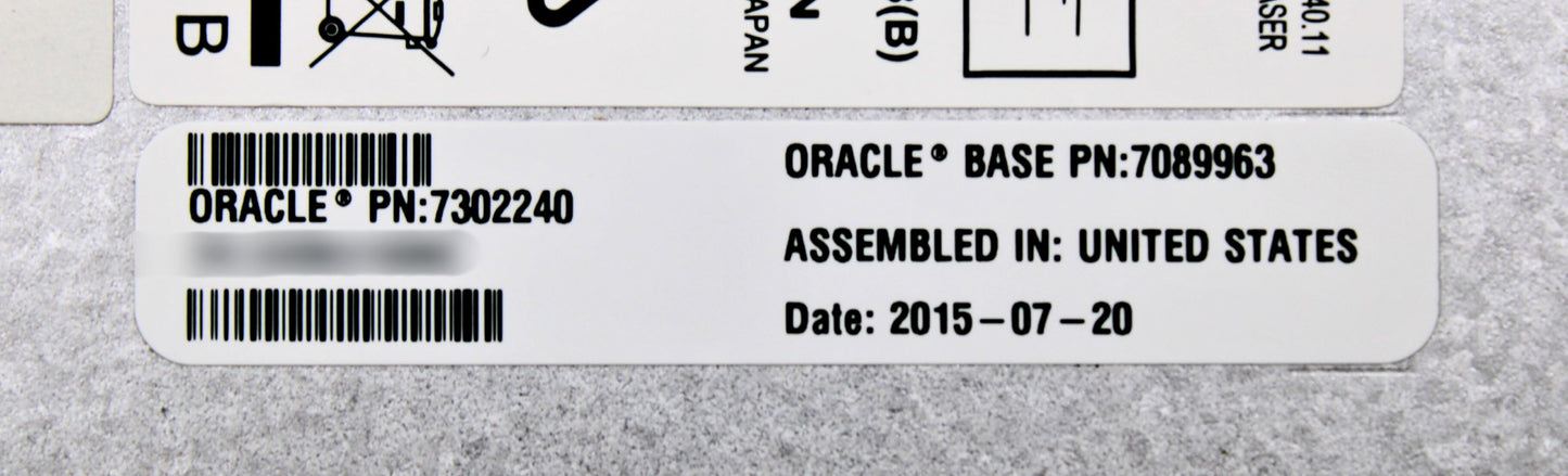 Oracle 7302240 TRAY-LOAD SATA DVD-WRITER/CD-WRITER, Used