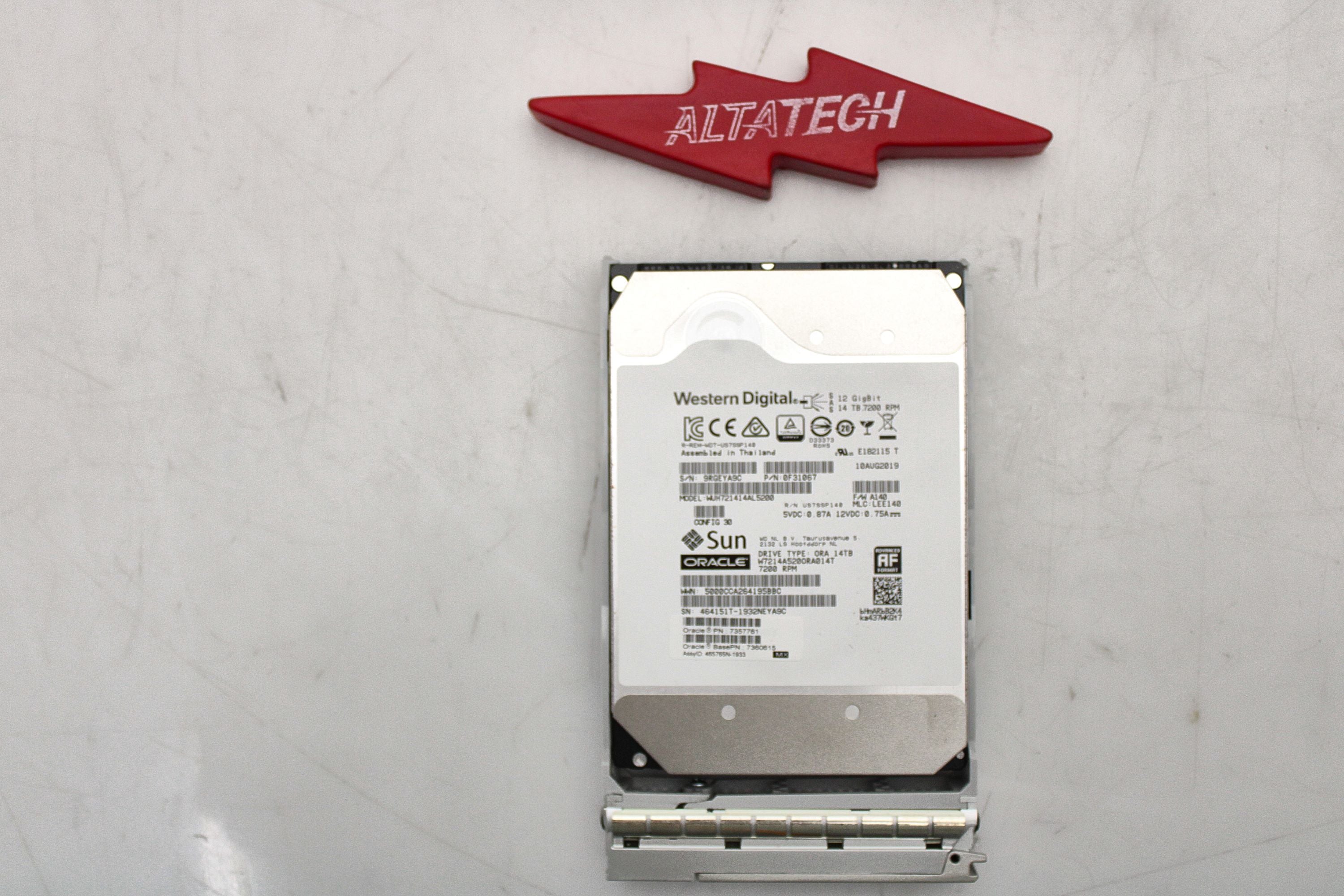 Sun Oracle 7357761 14TB 7.2K 3.5 12G SAS-3 HDD Hard Disc Dri