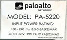 Palo Alto PA-5220 PA-5220 Firewall Network Security Appliance, Used