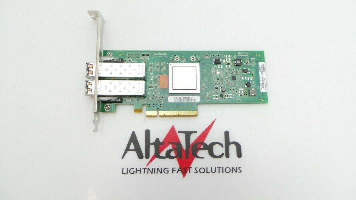 Qlogic QLE2562-E 8GB Dual Port PCIe Host Bus Adapter, Used