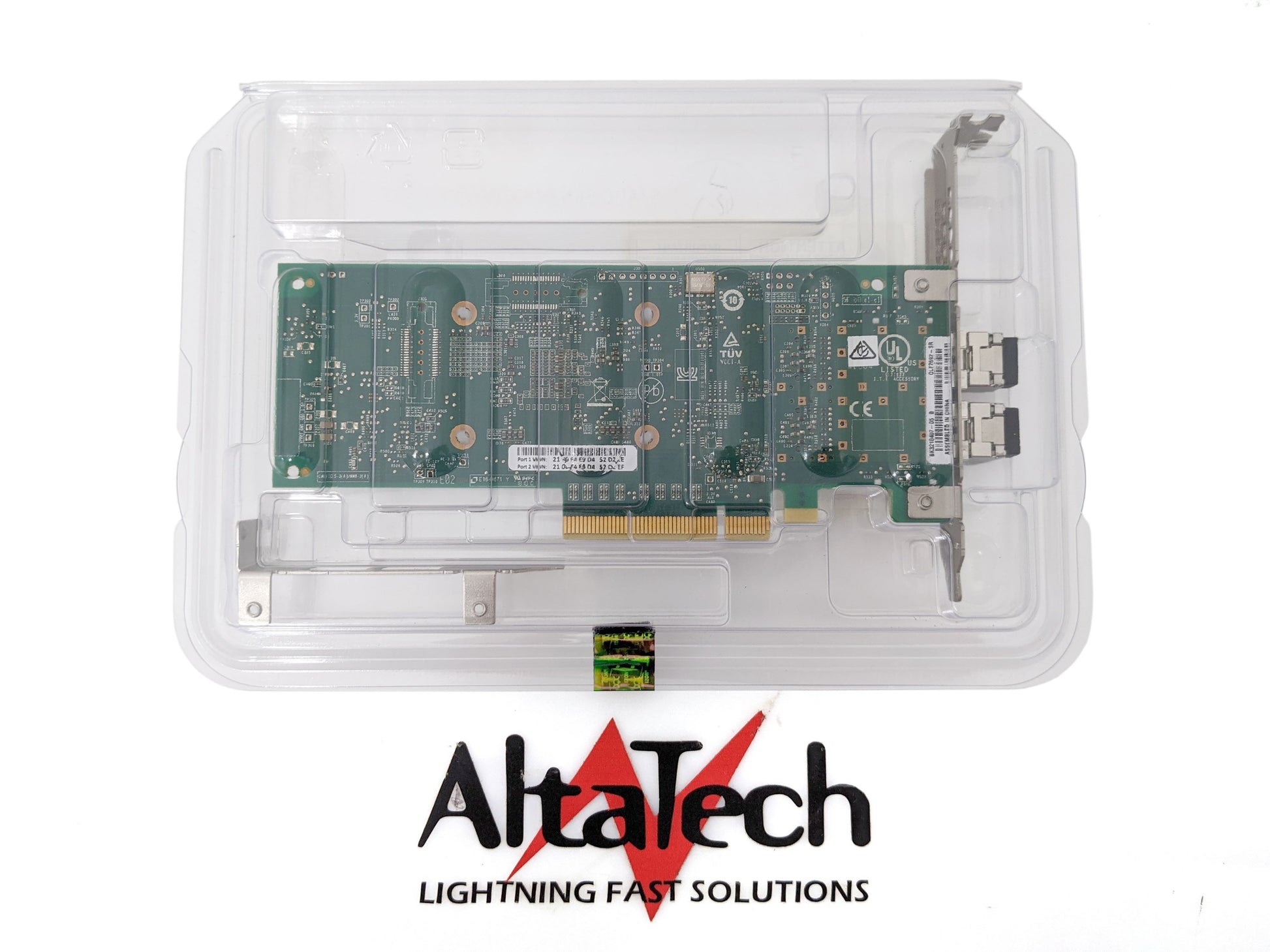 thumbnail image 2 of QLogic QLE2692-SR 16Gb Dual Port FC HBA With SFPs – Used, Working Fine 2 of 5