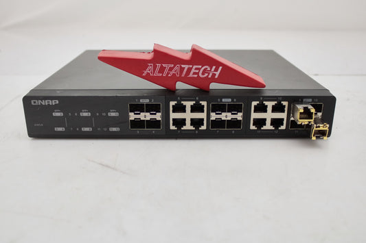 QNAP QSW-1208-8C 12 Port 10GbE Unmanaged Ethernet Switch, Used