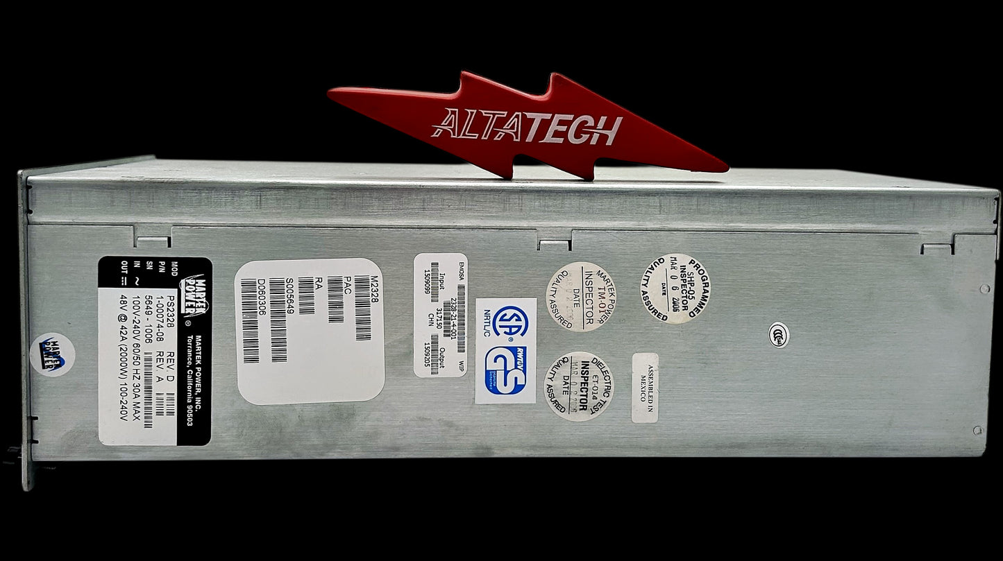 QUANTUM 1-00074-08 2000W Power Supply I2000/I6000, Used