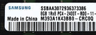 Samsung M393A1K43BB0-CRC0Q 8GB PC4-19200T DDR4-2400 1RX8 ECC, Used