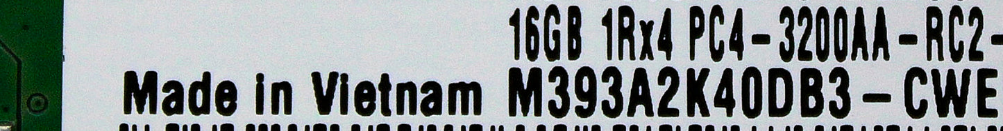 Samsung M393A2K40DB3-CWE 16GB PC4-25600 DDR4-3200 1RX4 ECC, Used