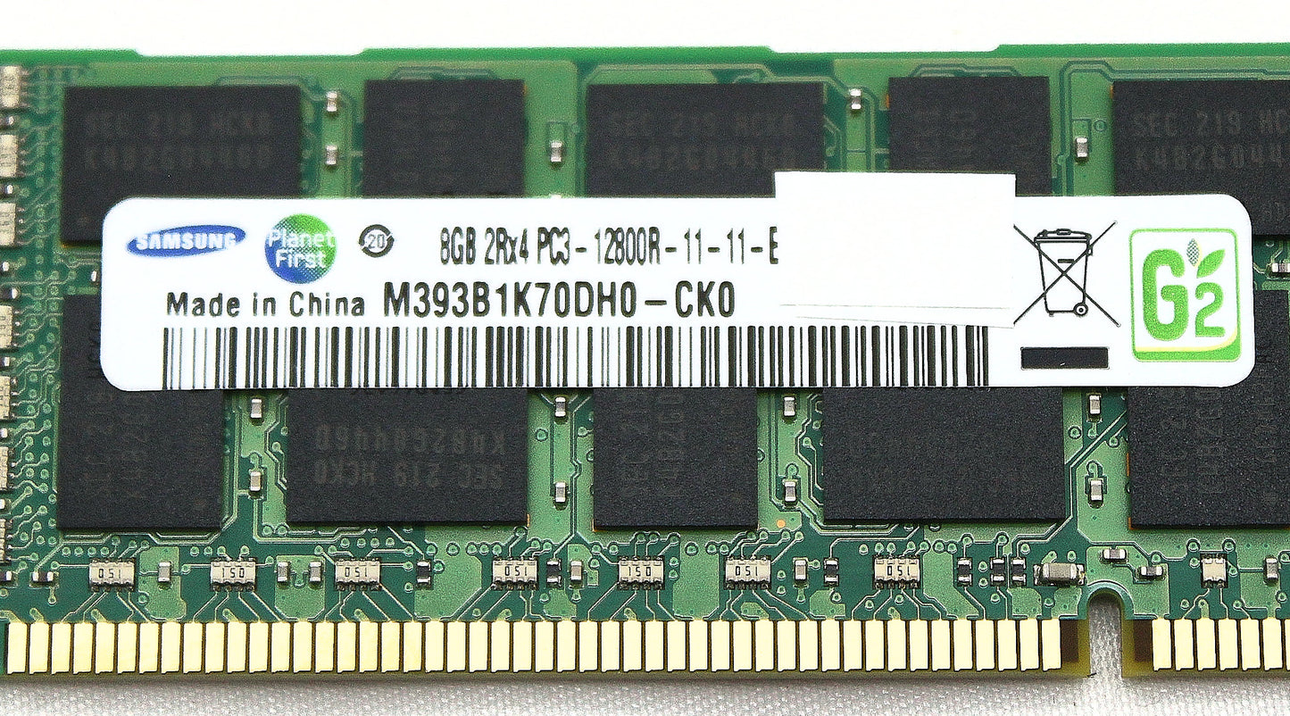 Samsung M393B1K70DH0-CK0 8GB PC3-12800R 2Rx4 ECC, Used