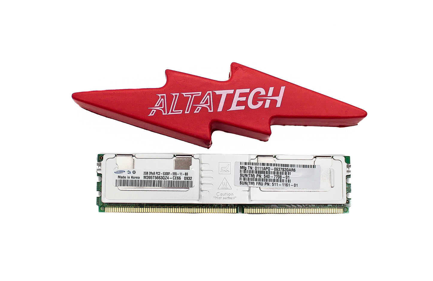 Samsung M395T5663QZ4-CE66 2GB PC2-5300F DDR2-667 2RX8 ECC, Used