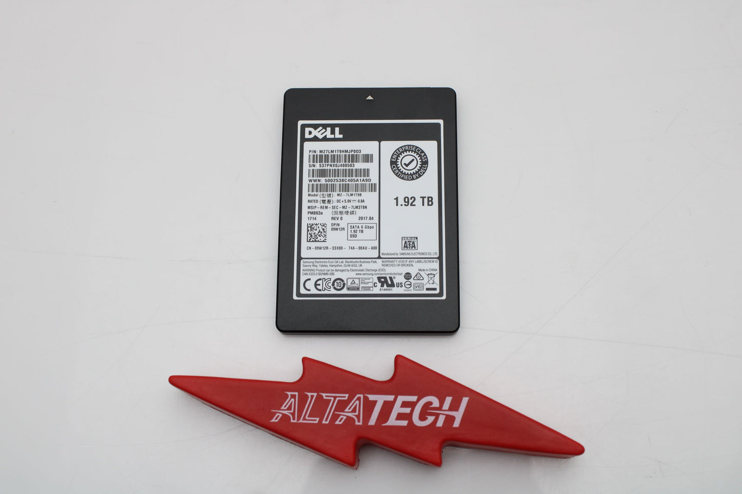 Samsung MZ-7LM1T9B 1.92TB SSD SATA 2.5 6G RI PM863A, Used