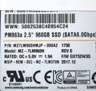 Samsung MZ-7LM960N 960GB SSD SATA 2.5 6G MZ-7LM960N, Used