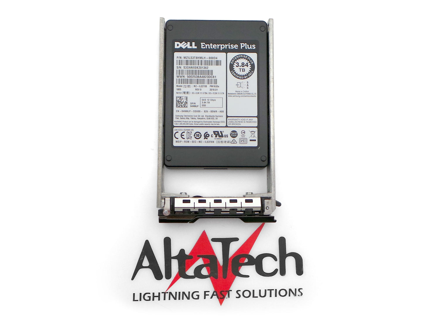 Samsung MZ-ILS3T8H 3.84TB SSD SAS 2.5 12G RI, Used