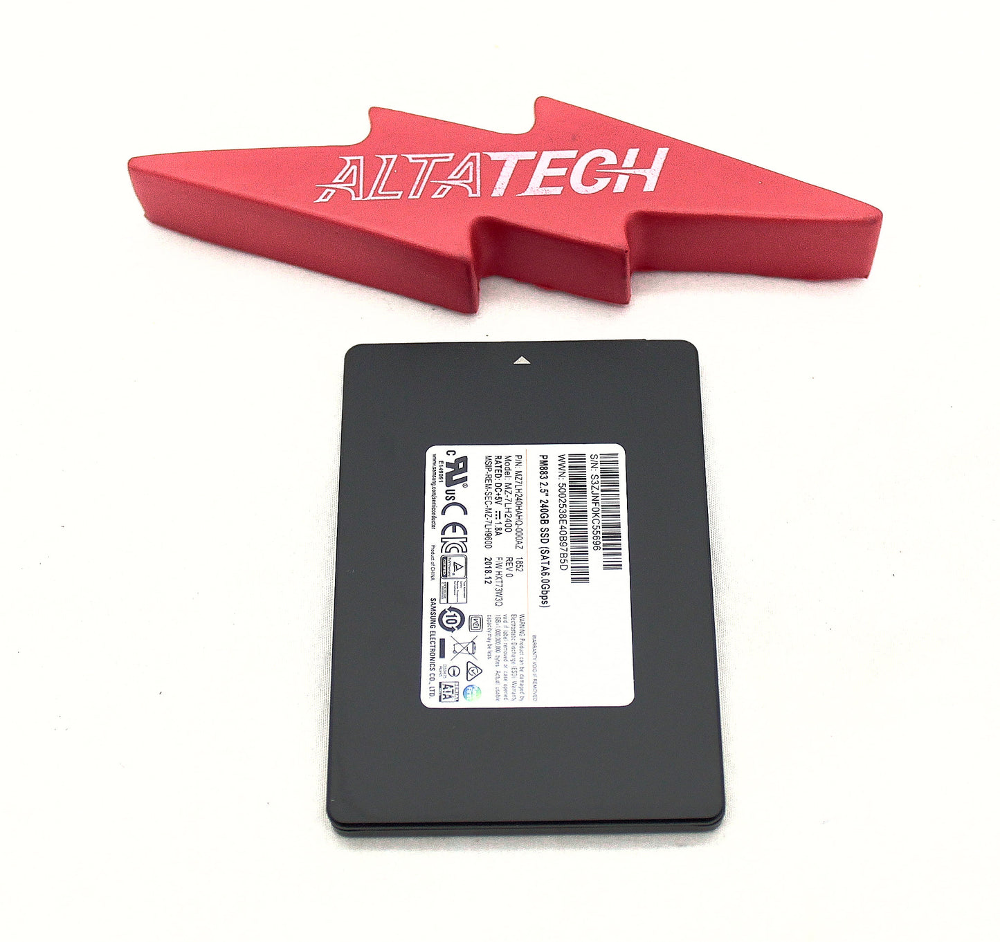 Samsung MZ7LH240HAHQ-000AZ 240GB SSD SATA 2.5 6G, Used