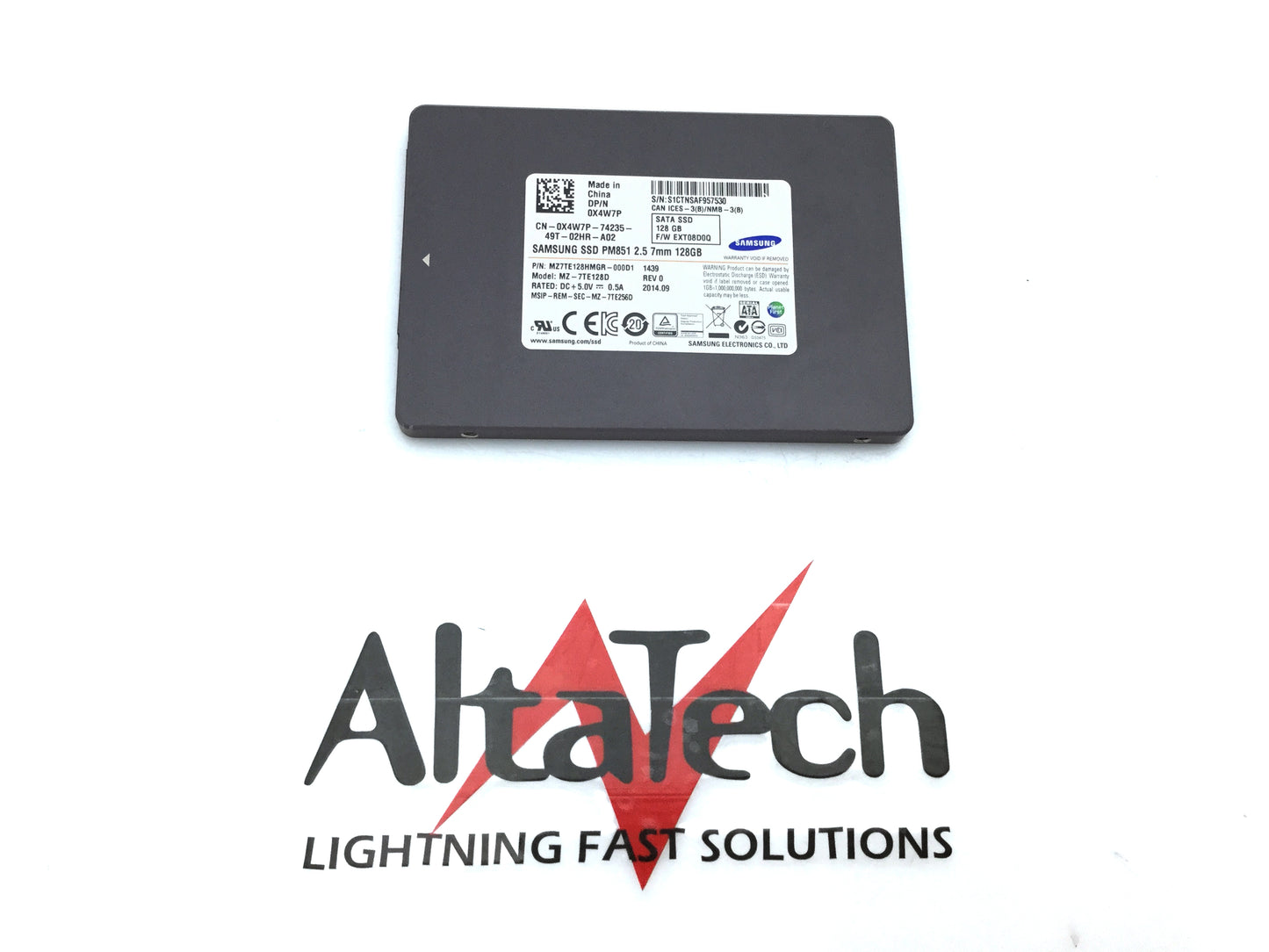 Samsung MZ7TE128HMGR-000D1 128GB SSD SATA 2.5" 6G, Used