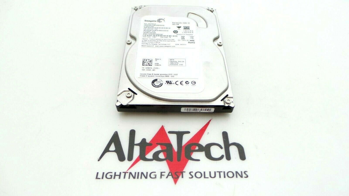 Seagate 2MH75 500GB 7.2K SATA 3.5" Hard Drive, Used