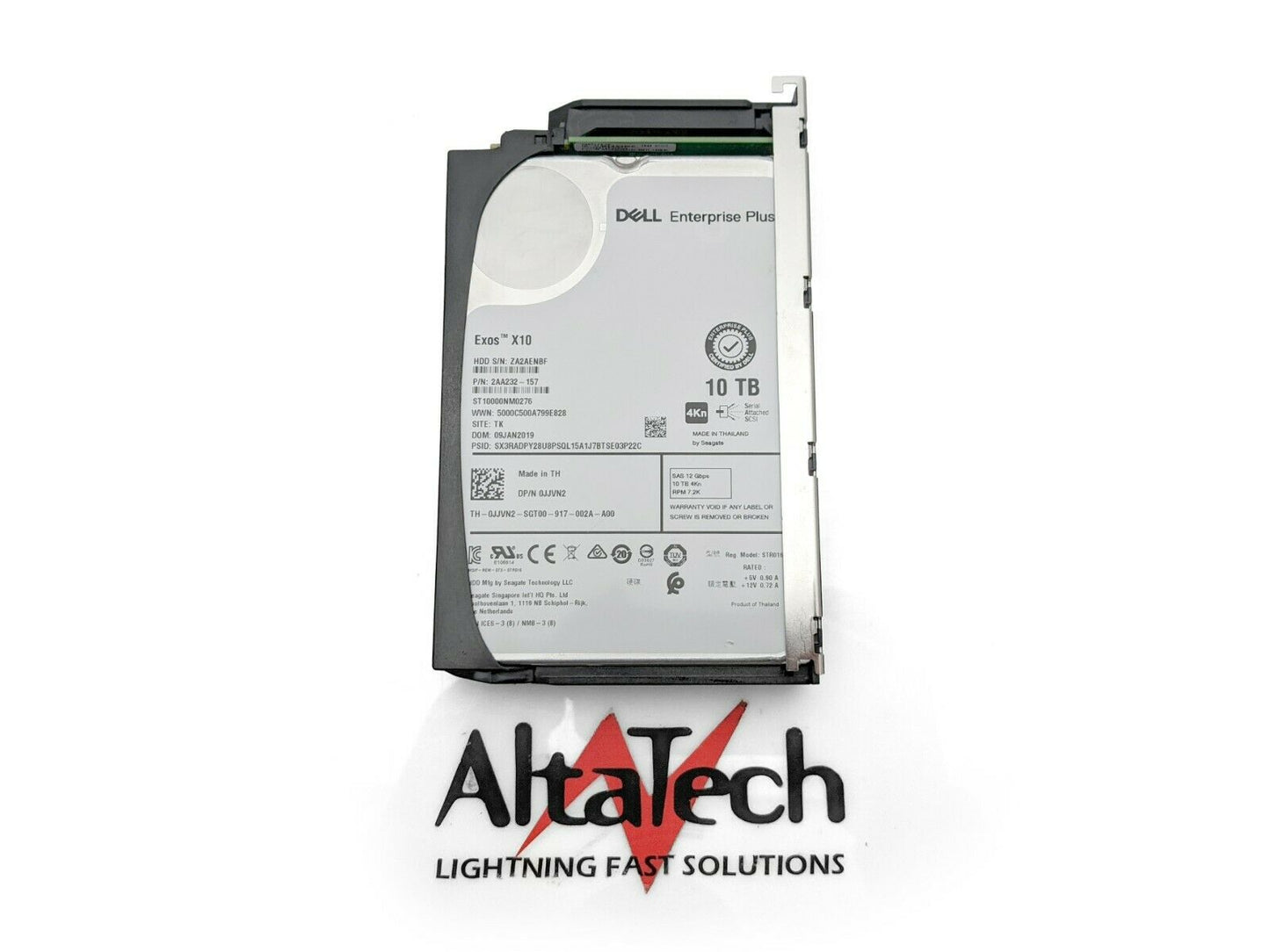 Seagate ST10000NM0276 10TB 7.2K SAS 3.5 12G 4Kn, Used