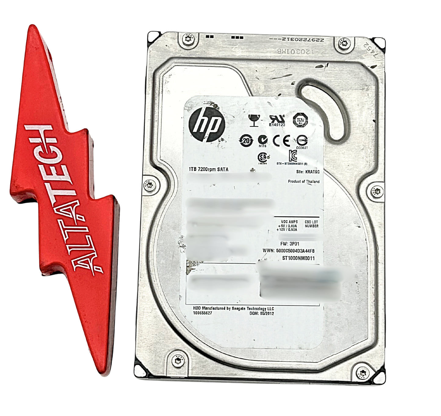Seagate ST1000NM0011 Seagate ST1000NM0011 1TB 7.2K 3.5" 6G EP HDD Dell 9YZ164-036 Hard Disk Drive, Used