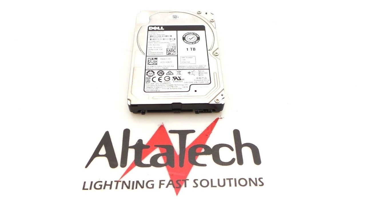 Seagate ST1000NX0473 Seagate ST1000NX0473 1TB 7.2K SAS 2.5" 12G HDD Dell 1VE230-150 Hard Disc Drive, Used