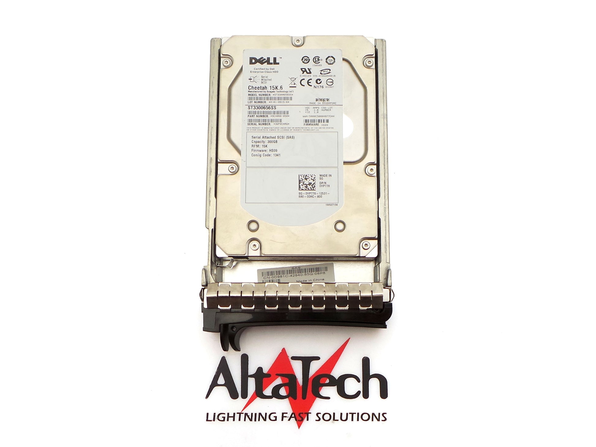 Seagate ST3300656SS Seagate ST3300656SS 300GB 15K SAS 3.5 3G HDD Dell 9CH066-050 Hard Disk Drive, Used