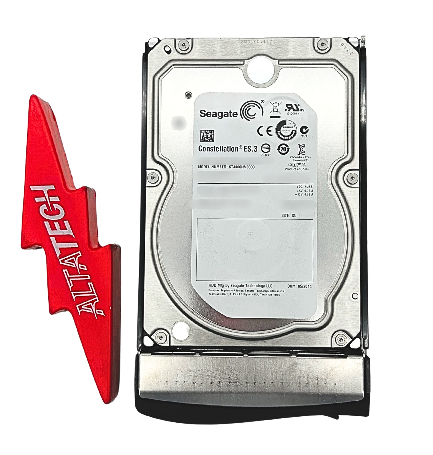 Seagate ST4000NM0033 Dell 9ZM170-136 4TB 7.2K SATA 3.5" 6G EP HDD Seagate ST4000NM0033 Hard Disc Drive, Used