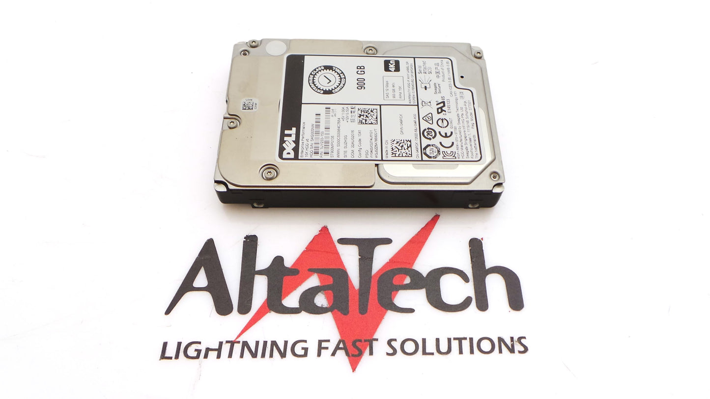 Seagate ST900MP0136 Seagate ST900MP0136 900GB 15K SAS 2.5" 12G 4KN HDD Dell 1UY233-150 Hard Disk Drive, Used