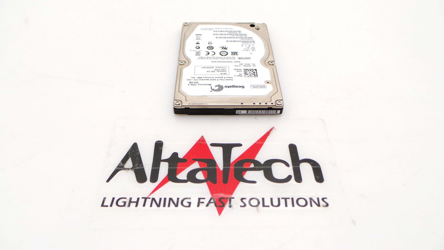 Seagate ST9500420AS Seagate ST9500420AS 500GB 7.2K SATA 2.5 3G HDD Dell G629T Hard Disk Drive, Used